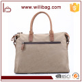 Factory Sale Fashion Canvas Computer Bags Outdoor Handbag Office Handbags With Genuine Leather